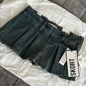 Almost Famous Blue Denim Skort